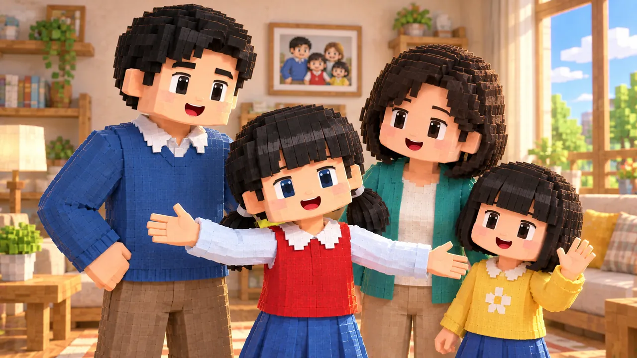 Unit 2 Different families 课文动画封面