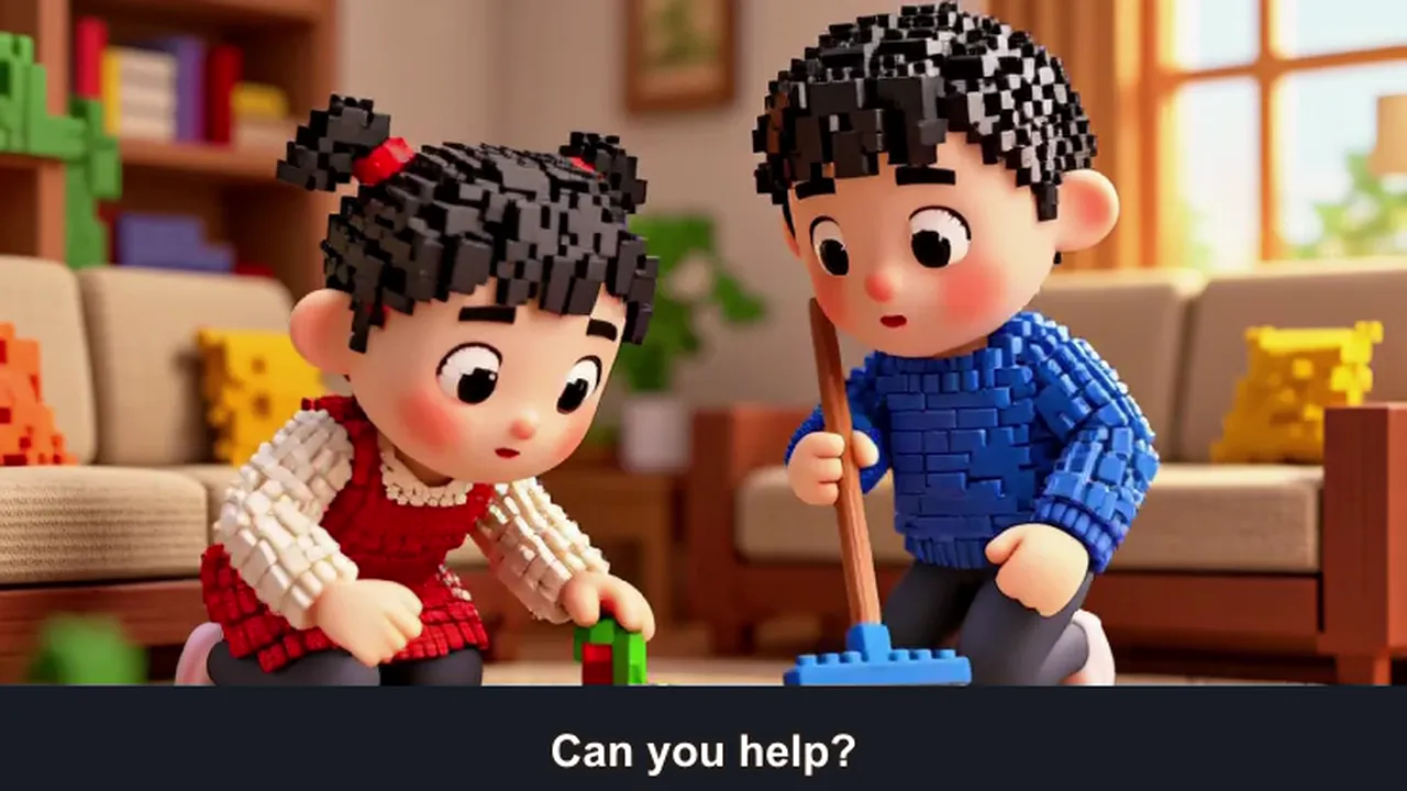 Unit 1 Helping at home 课文动画封面