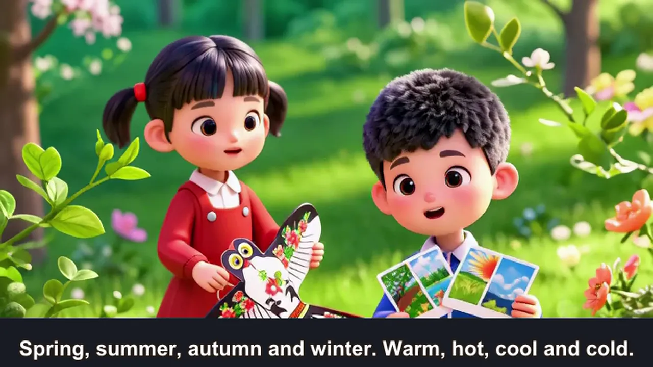 Unit 6 Changing for the seasons 课文动画封面